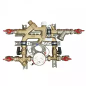 Квартирная станция отопительного контура VALTEC, теплосчетчик-0,6 куб.м/час. миниатюра