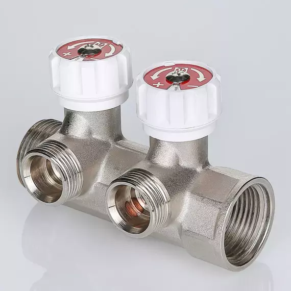 Коллектор VALTEC с регул. вентилями, 1