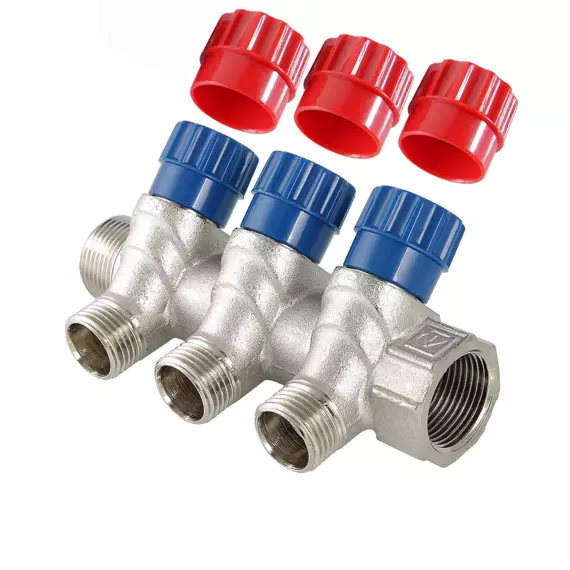 Коллектор VALTEC с регул. вентилями, 1