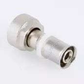 Соединитель коллекторный евроконус/пресс для м./п. трубы VALTEC 16(2,0) x 3/4 (евроконус) миниатюра