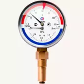Термоманометр РОСМА ТМТБ-31Р.1(0-150С)(0-1,6MPa)G1/2.2,5 миниатюра