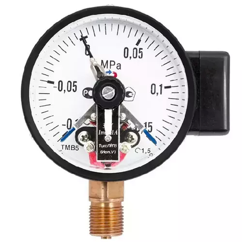 Манометр РОСМА ТМВ-510Р.05(-0,1-0,15Мра)G1/2.150С.1,5 фото